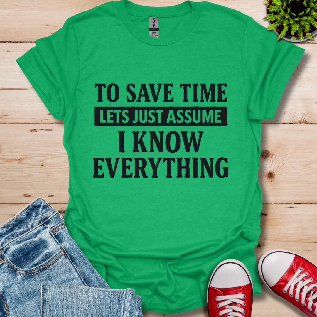 To Save Time T-Shirt