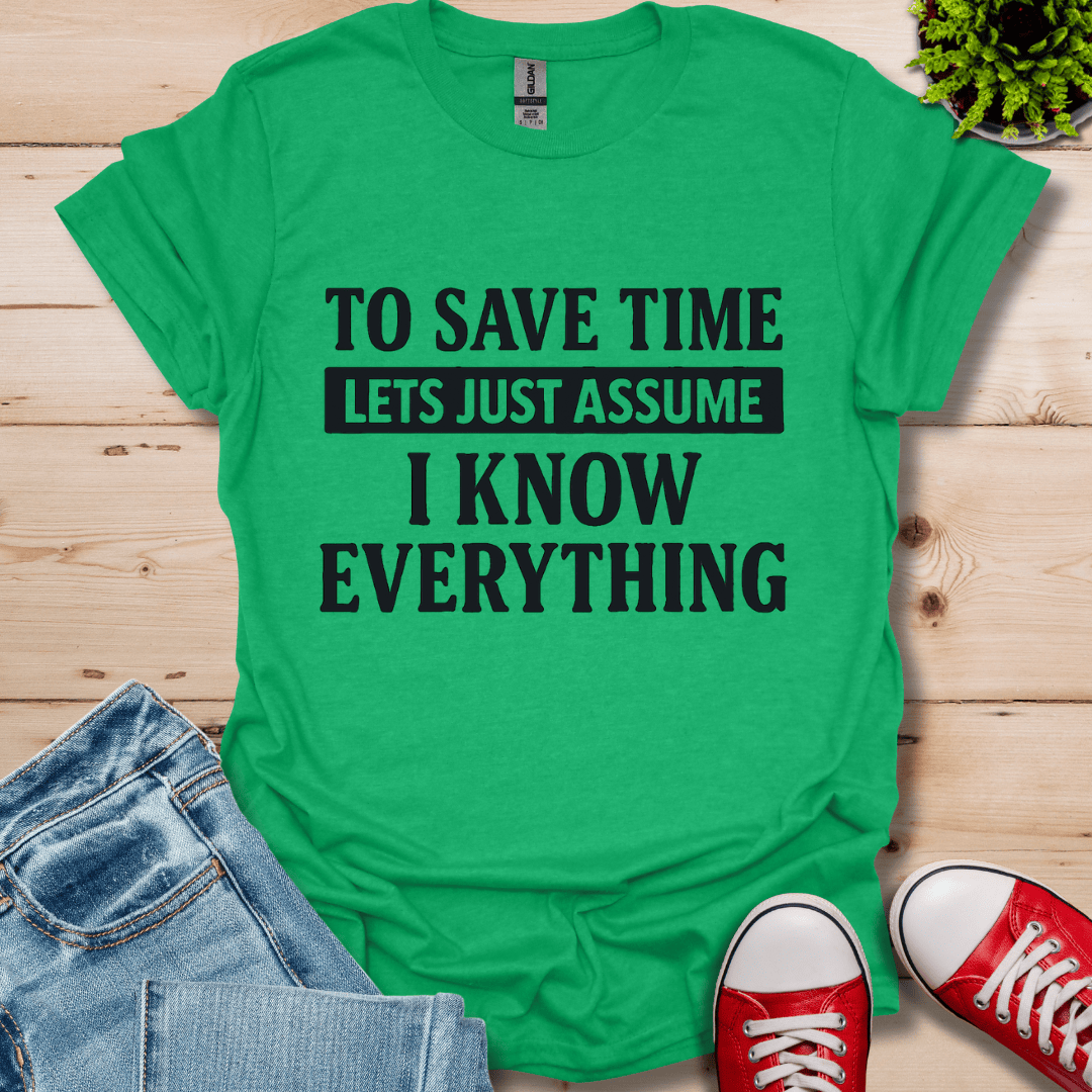 To Save Time T-Shirt