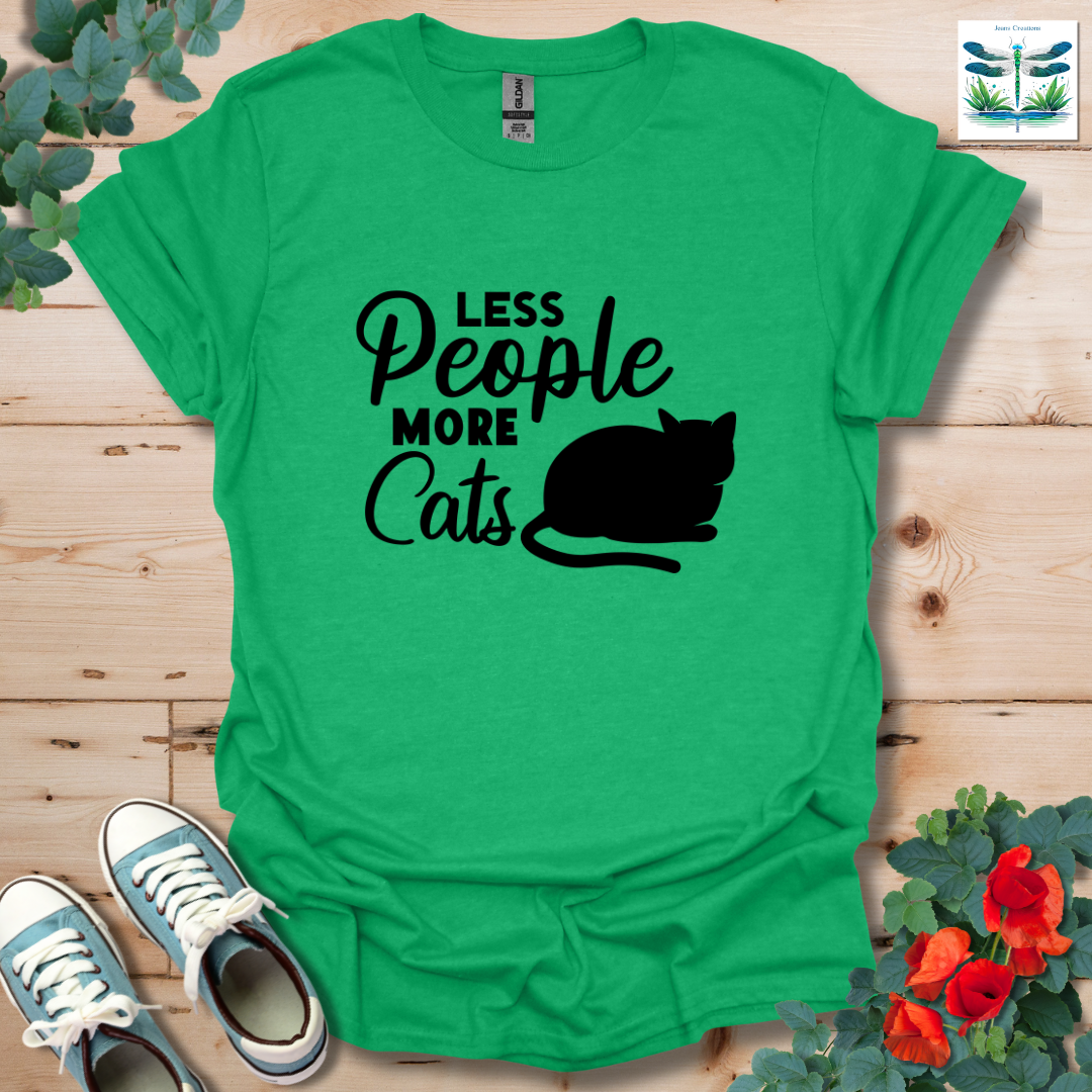 Less People More Cats T-Shirt