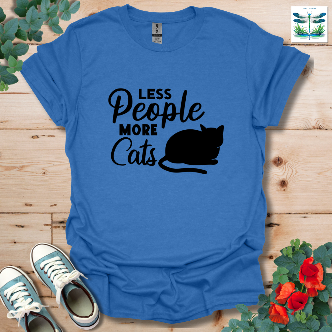 Less People More Cats T-Shirt