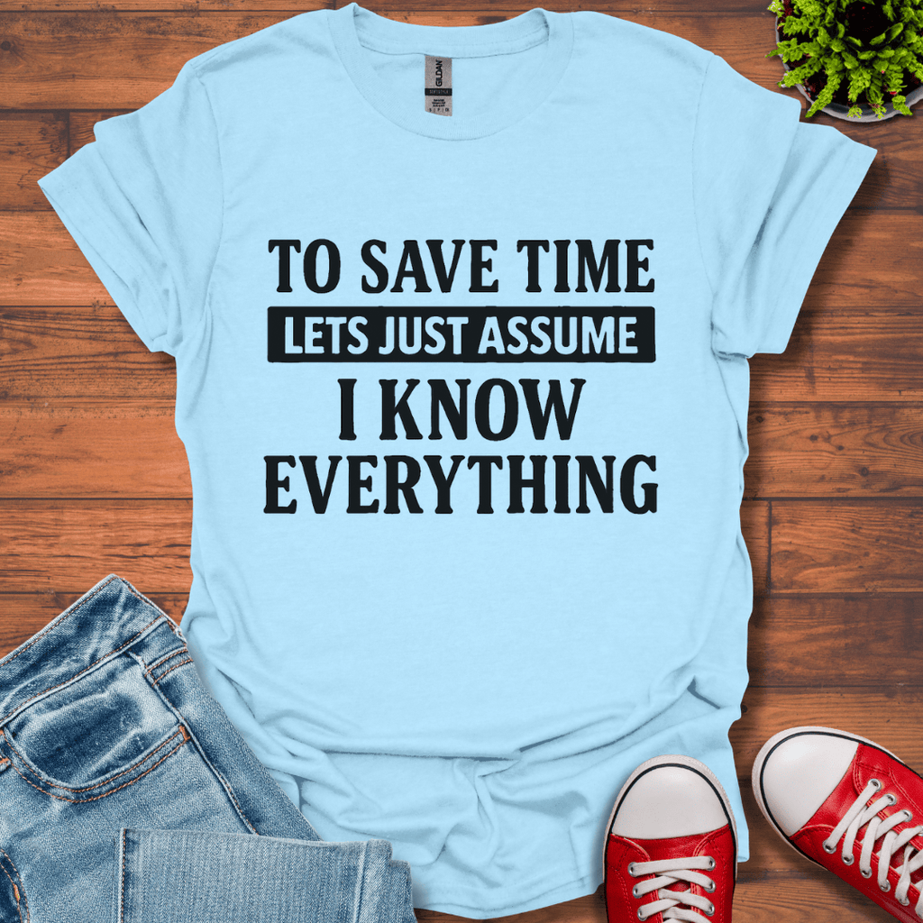 To Save Time T-Shirt