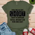 You Read My T-Shirt