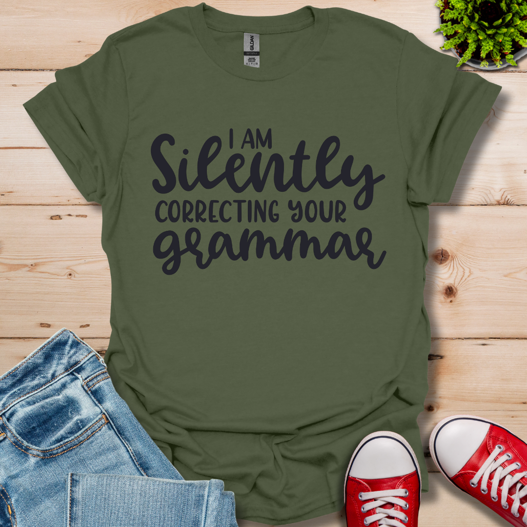 Silently Correcting your Grammar T-Shirt