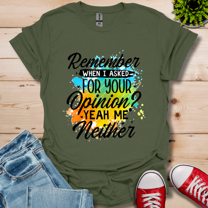 Remember When T-Shirt
