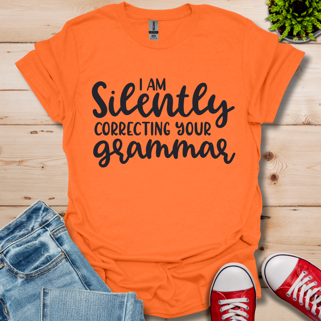 Silently Correcting your Grammar T-Shirt