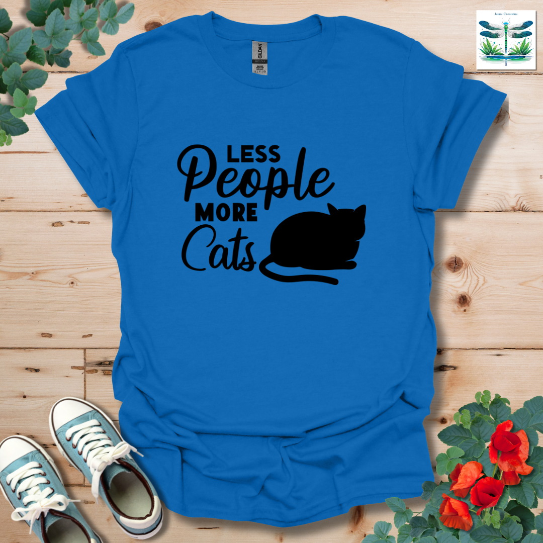 Less People More Cats T-Shirt