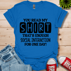 You Read My T-Shirt