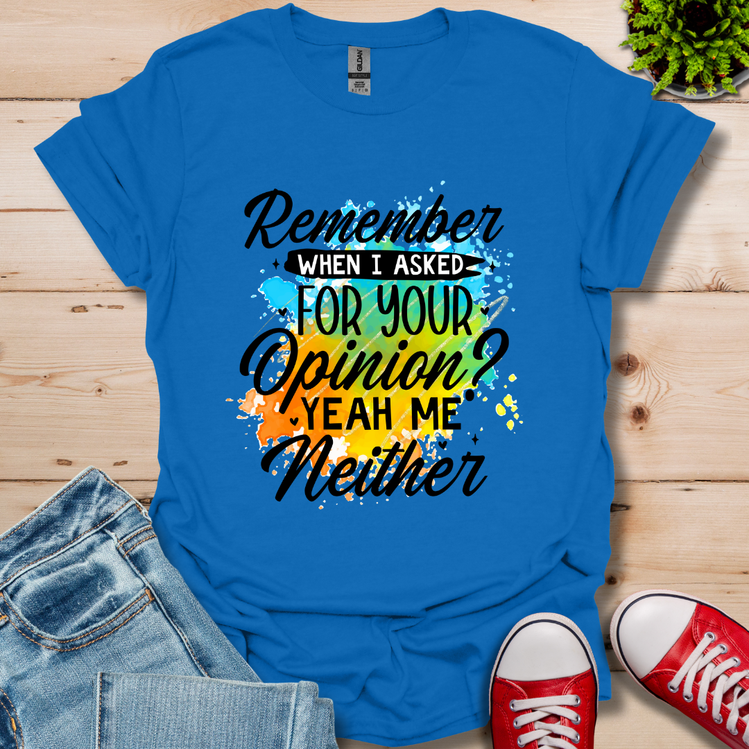 Remember When T-Shirt