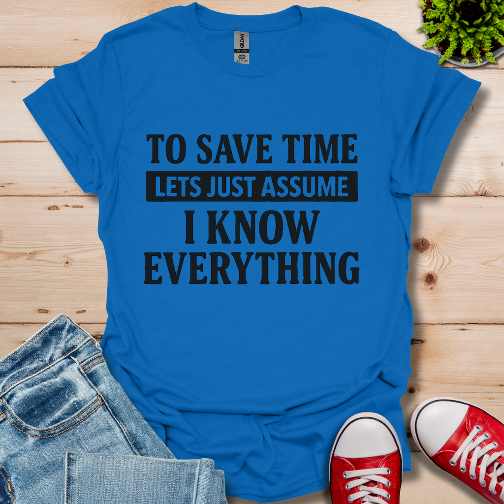 To Save Time T-Shirt