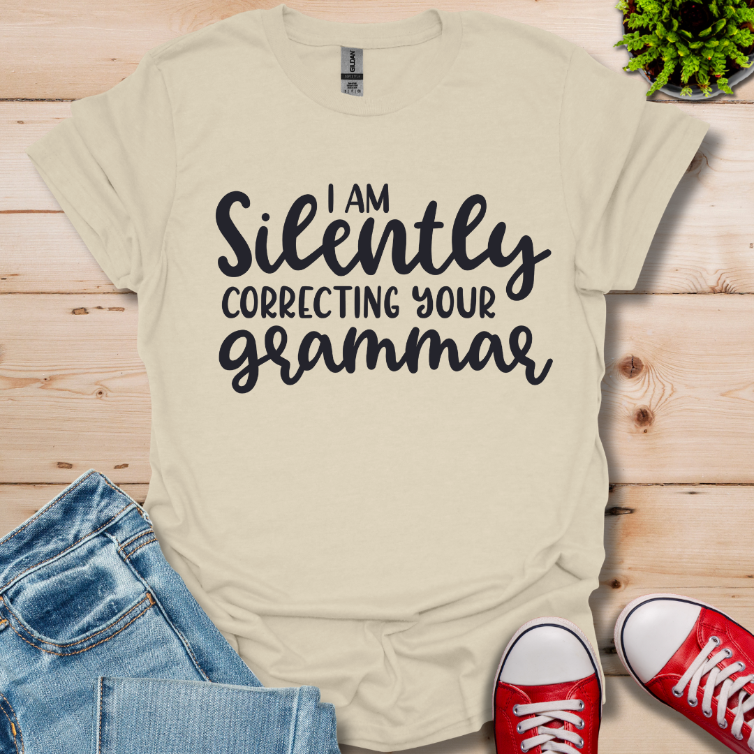 Silently Correcting your Grammar T-Shirt