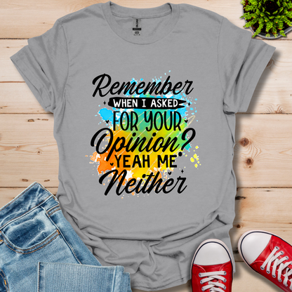 Remember When T-Shirt
