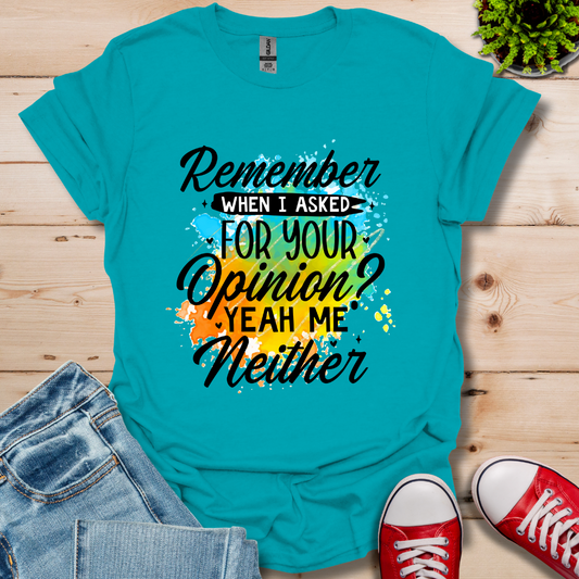 Remember When T-Shirt