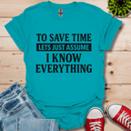 To Save Time T-Shirt