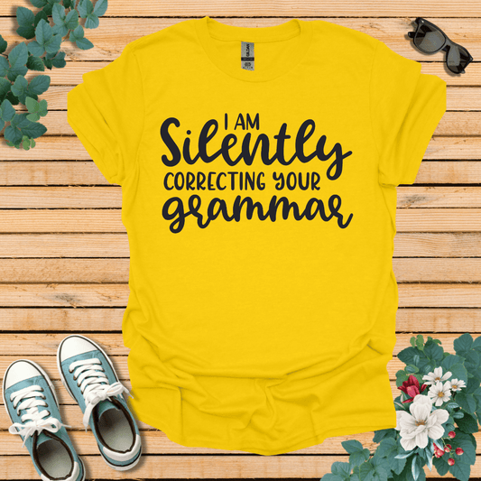 Silently Correcting your Grammar T-Shirt