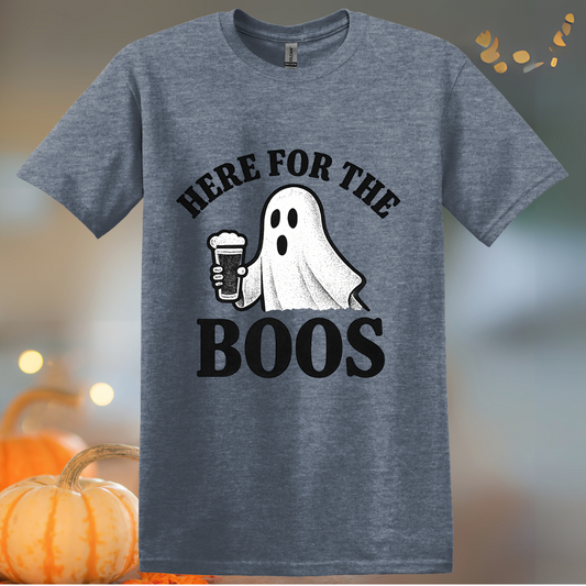 Here for the Boos Beer Halloween T-Shirt
