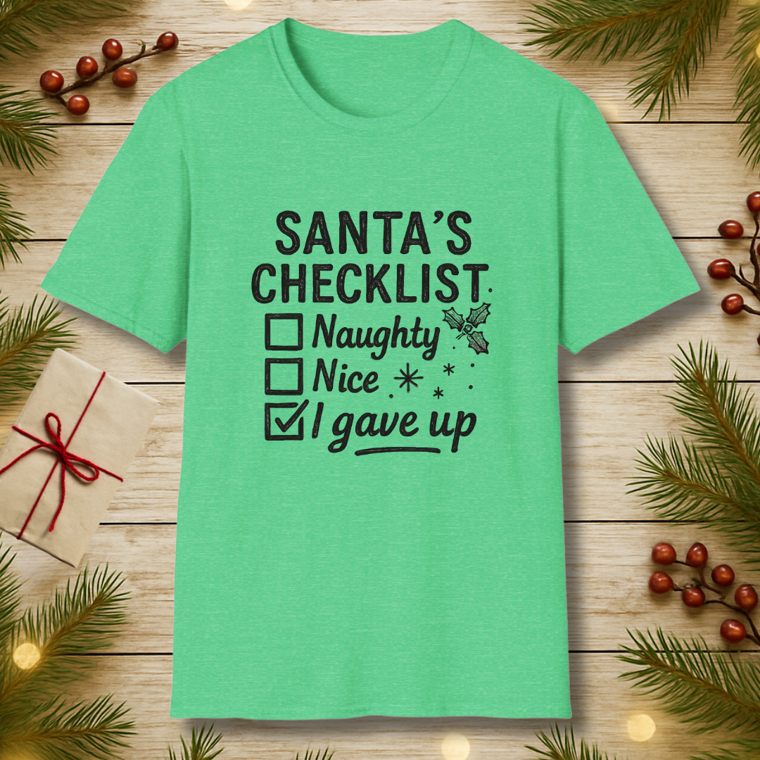 Santa's Checklist T-Shirt