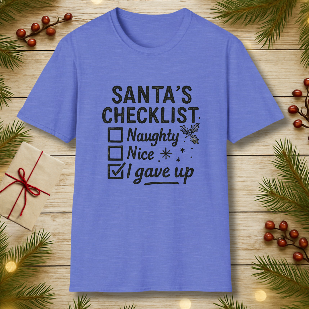 Santa's Checklist T-Shirt