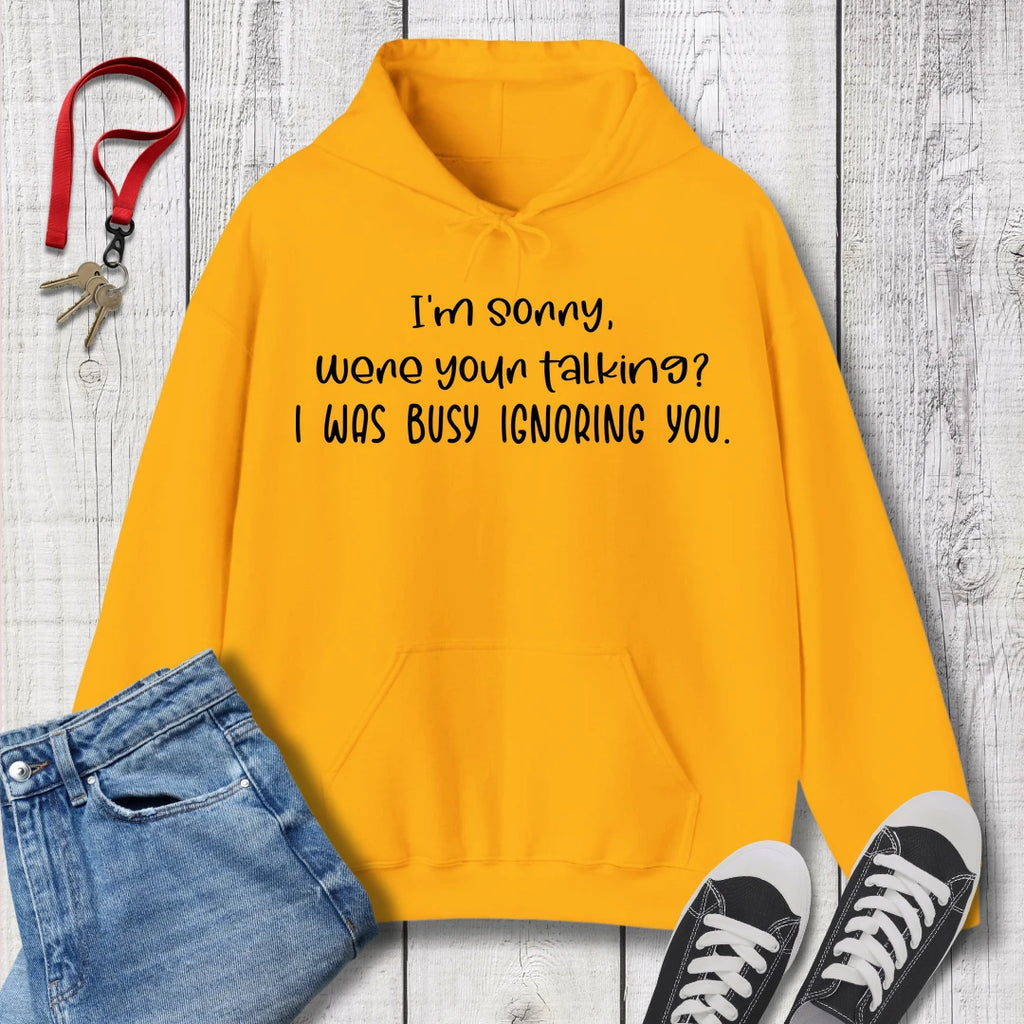 I'm Sorry were you talking Hoodie