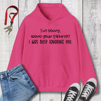 I'm Sorry were you talking Hoodie