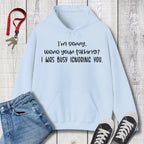 I'm Sorry were you talking Hoodie