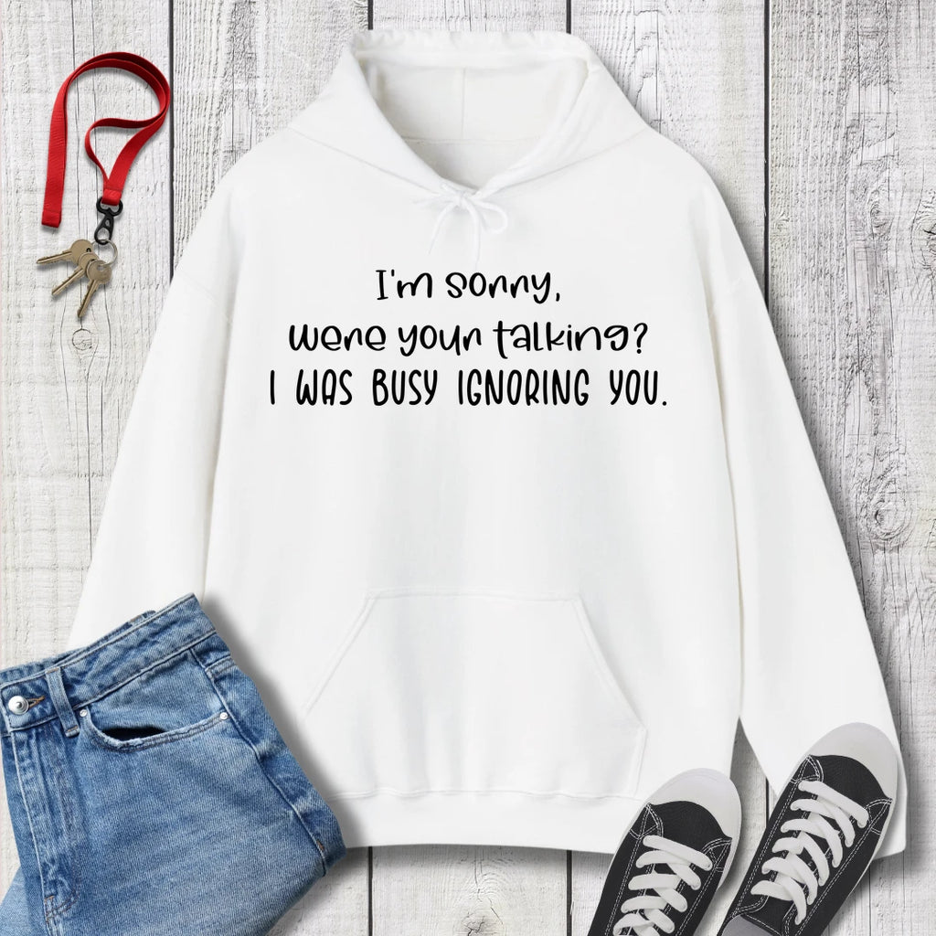 I'm Sorry were you talking Hoodie