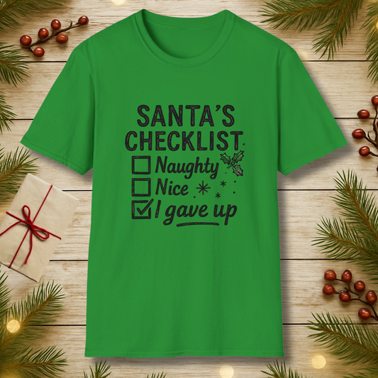 Santa's Checklist T-Shirt