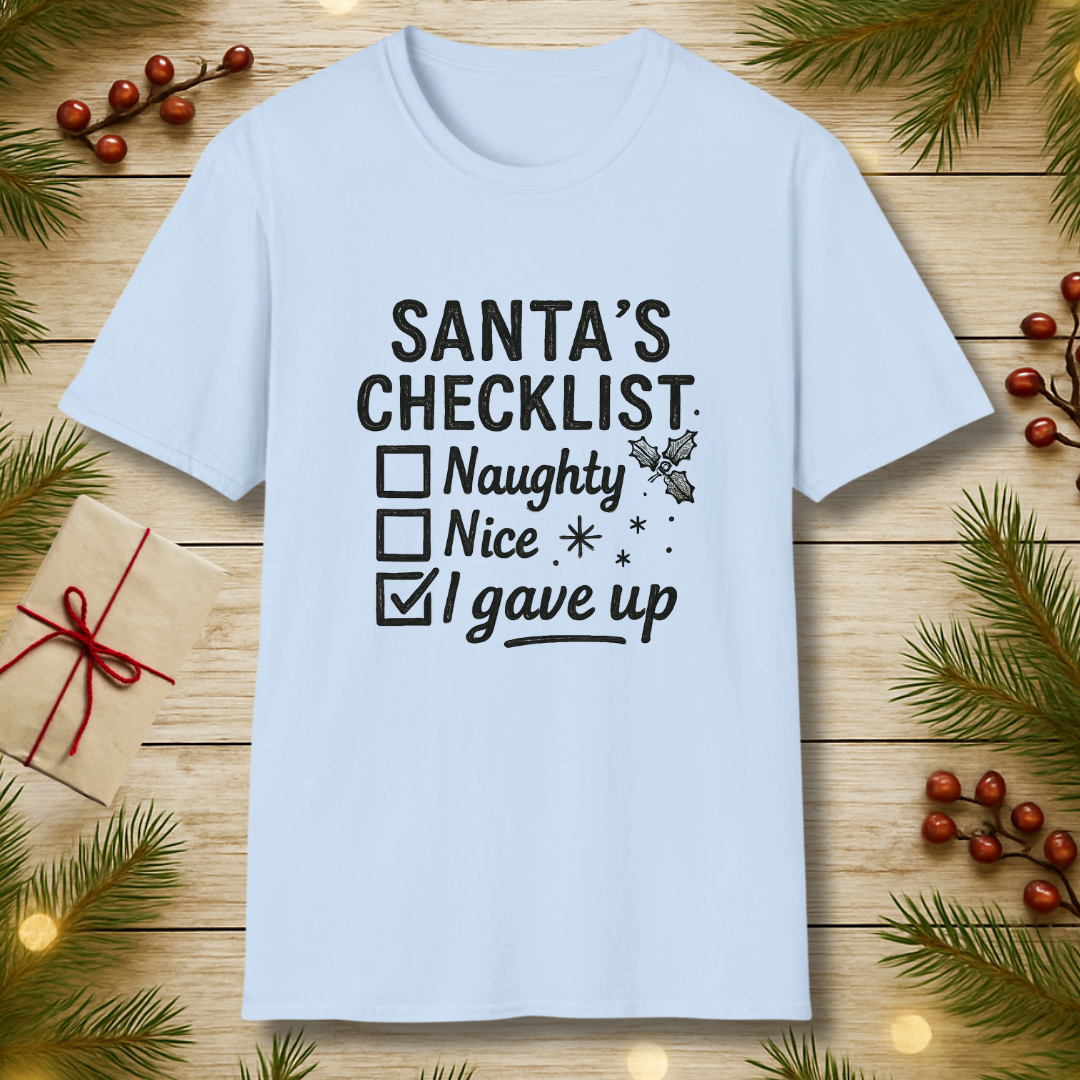Santa's Checklist T-Shirt