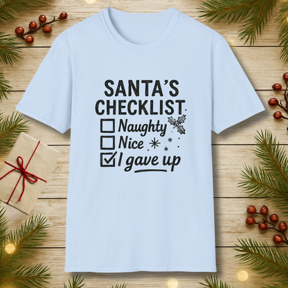 Santa's Checklist T-Shirt