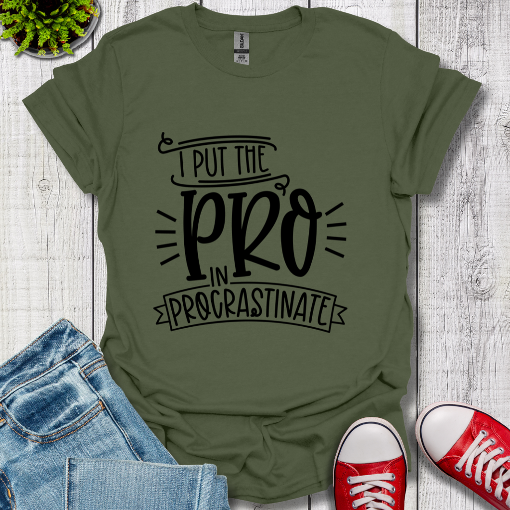Pro In Procrastinate T-Shirt