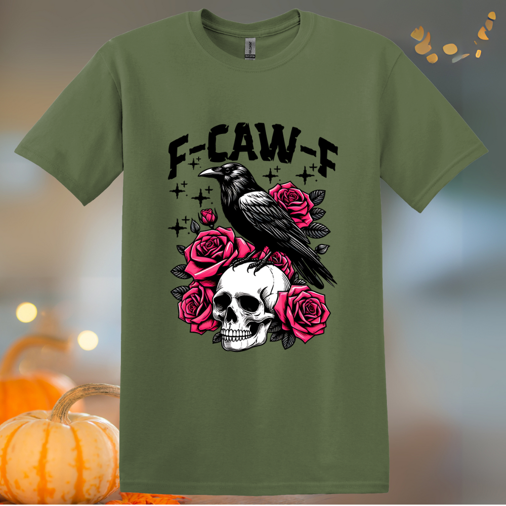 F-Caw-F Roses  T-Shirt
