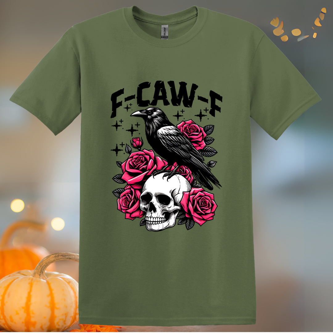 F-Caw-F Roses  T-Shirt