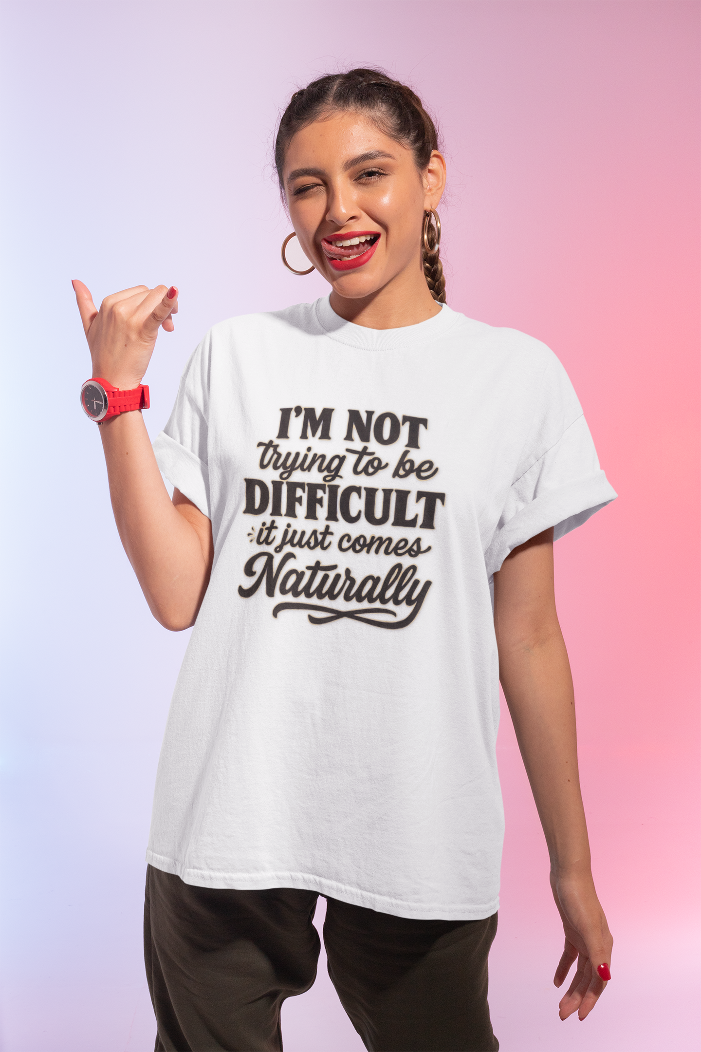 I'm Not Trying to Be Difficult T-Shirt