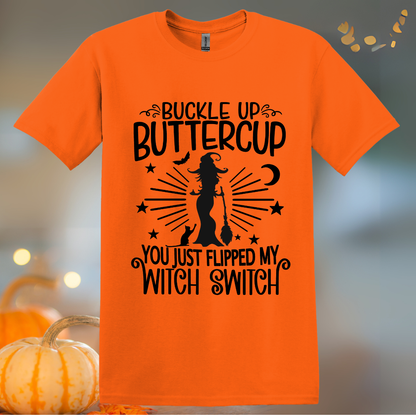 Buckle Up Buttercup Halloween T-Shirt