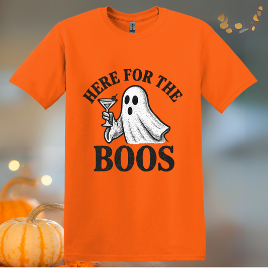 Here for the Boos Martini Halloween T-Shirt