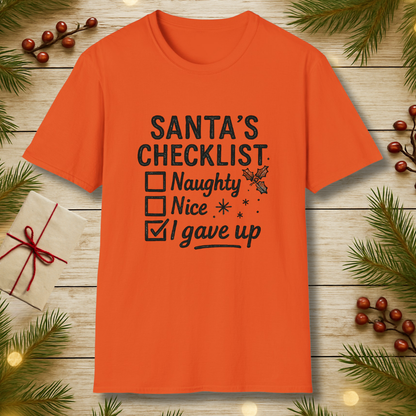Santa's Checklist T-Shirt