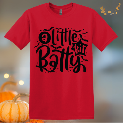 Little Bit Batty Halloween T-Shirt