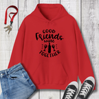 Good Friends Wine Hoodie