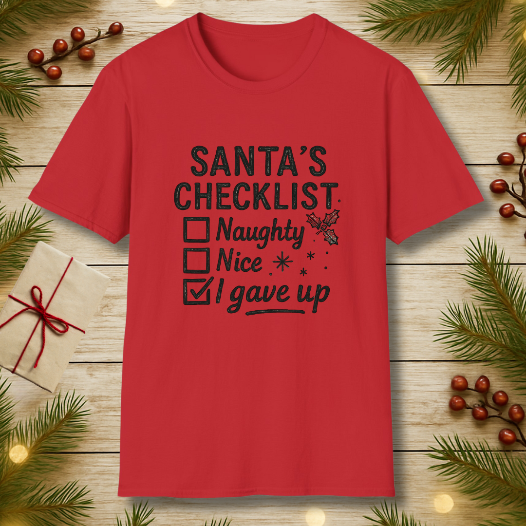 Santa's Checklist T-Shirt