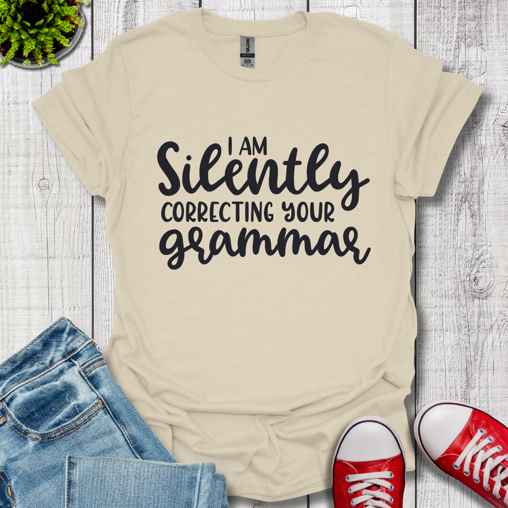 Silently Correcting your Grammar T-Shirt