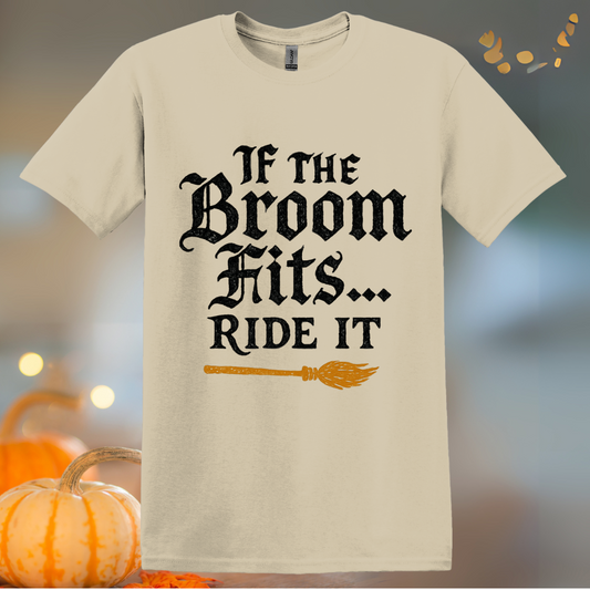 Broom Fits... Halloween T-Shirt