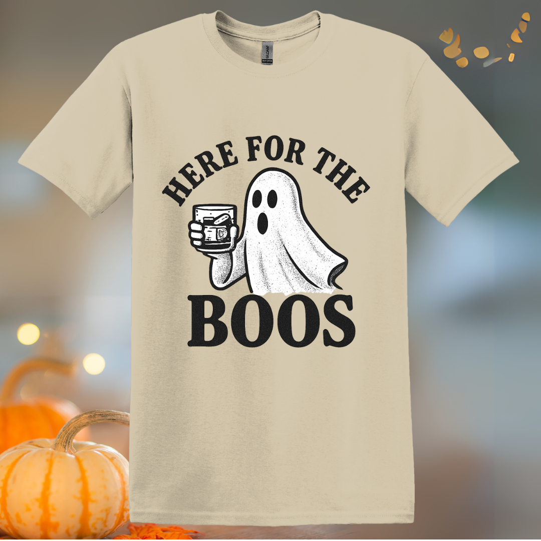 Here for the Boos OF Halloween T-Shirt