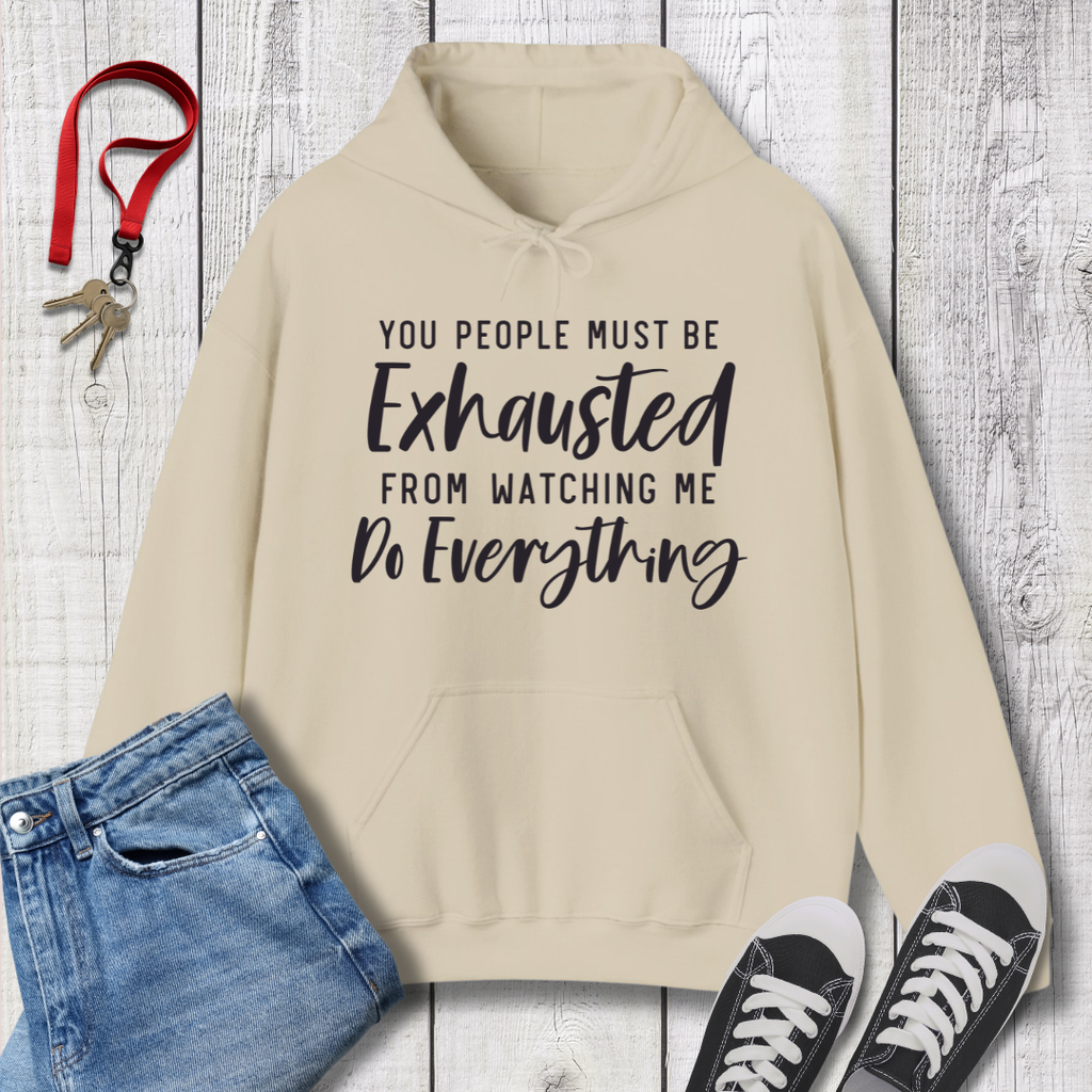 Exhausted Hoodie