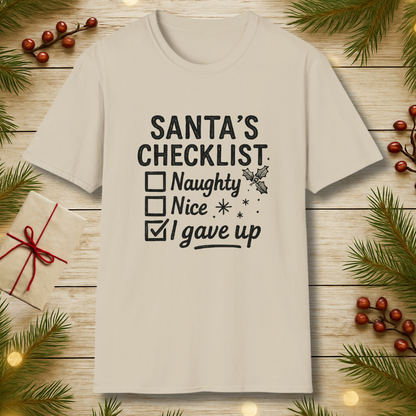 Santa's Checklist T-Shirt