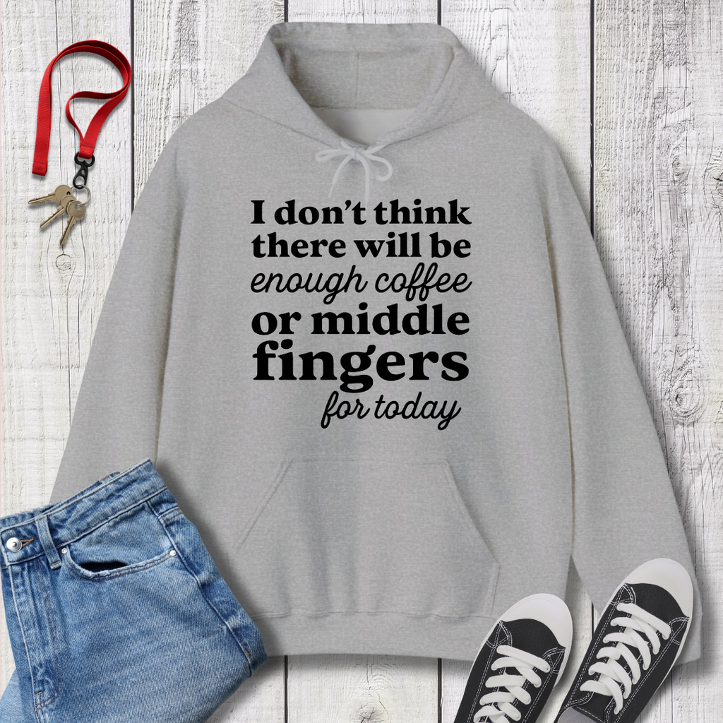 Coffee or Middle Finger Hoodie