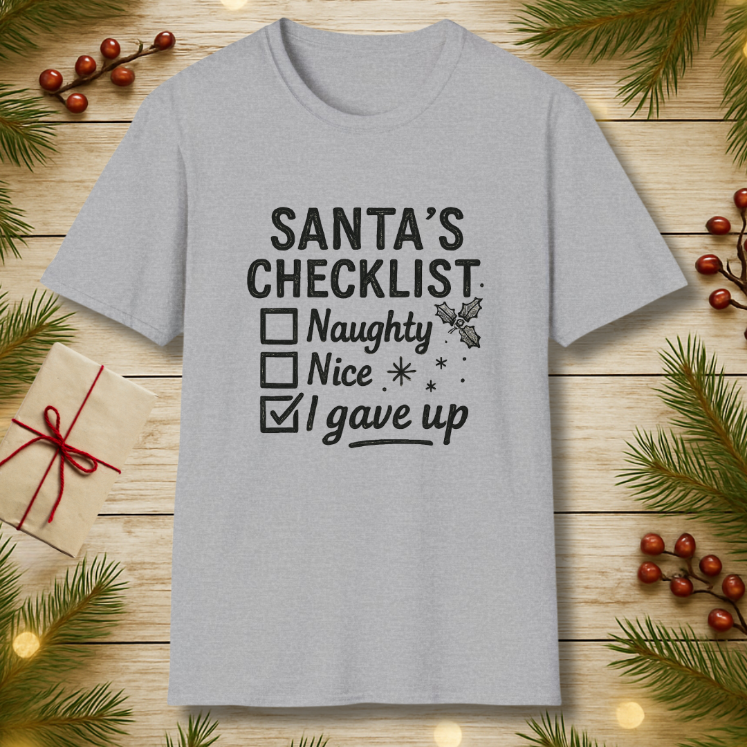 Santa's Checklist T-Shirt
