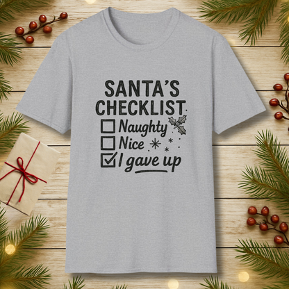 Santa's Checklist T-Shirt