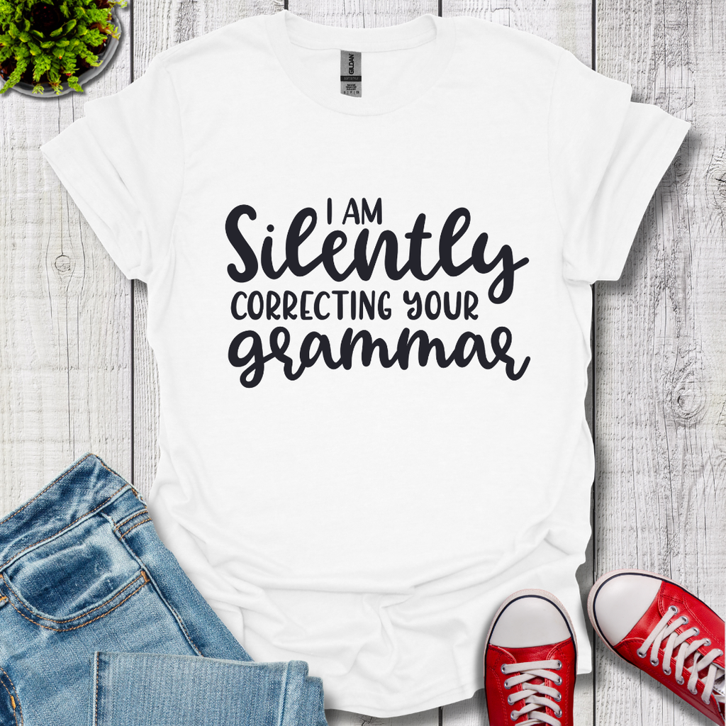 Silently Correcting your Grammar T-Shirt
