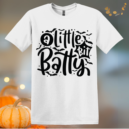 Little Bit Batty Halloween T-Shirt