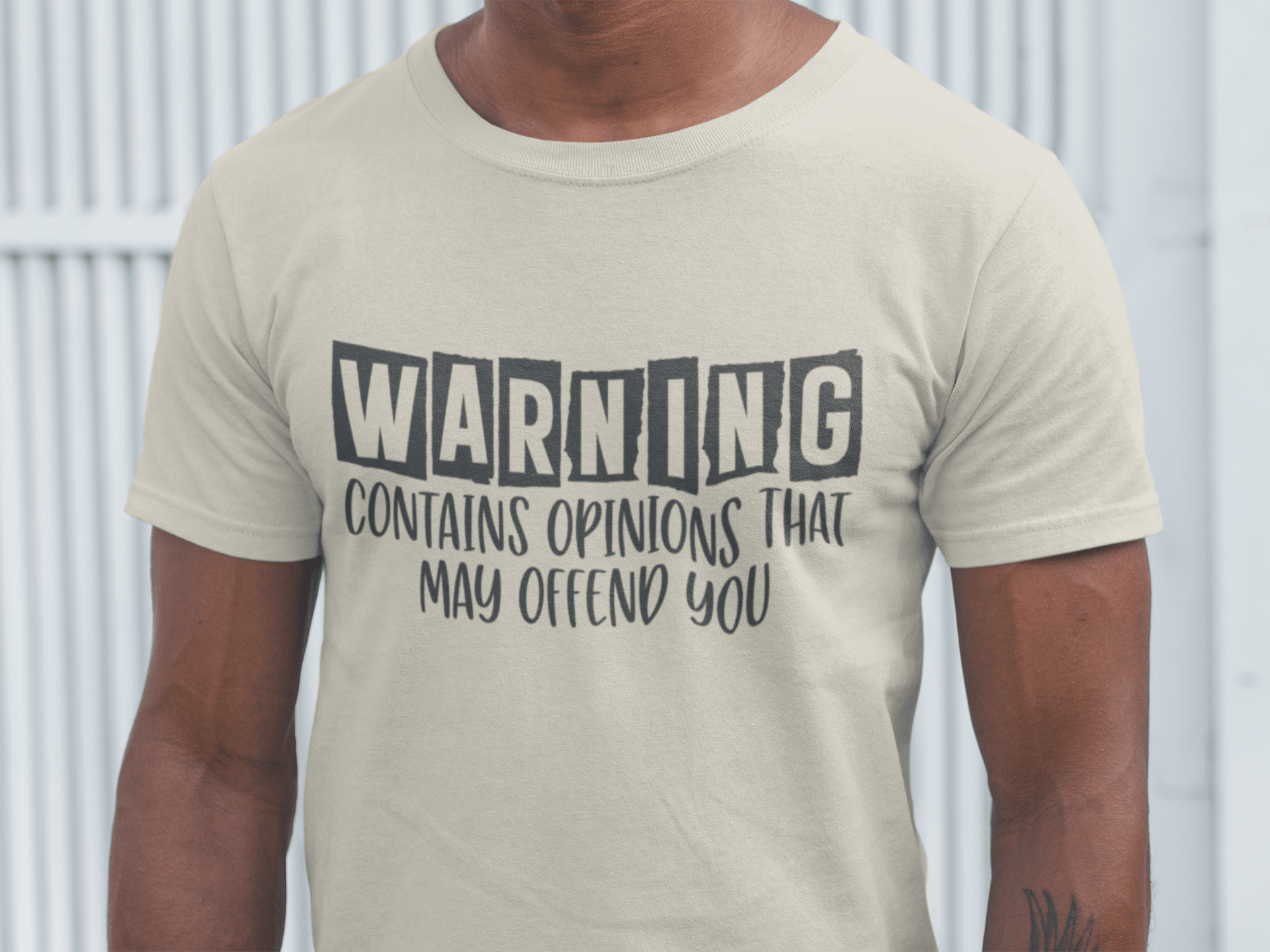 Warning Opinions T-Shirt